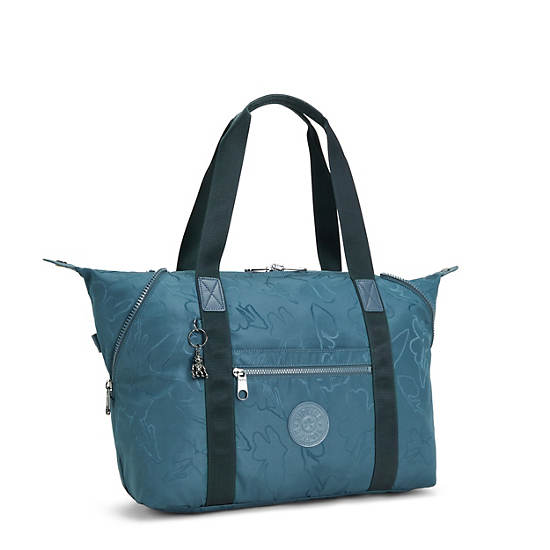 Kipling Art Medium Mote Tote Veske Marineblå Grå | NO 1450RV